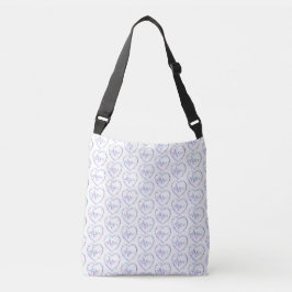 Bolso Cruzado Tote de impresión completa de control de corazón