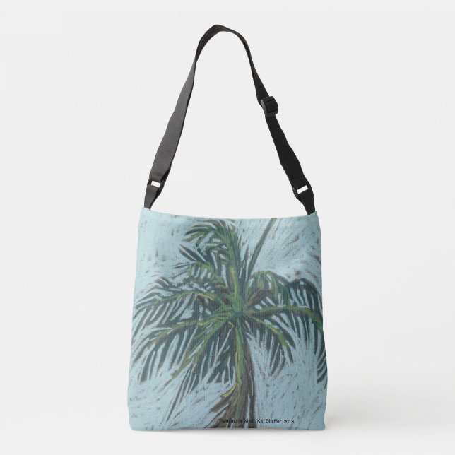 Bolso Cruzado Tote de la palmera (Reverso)