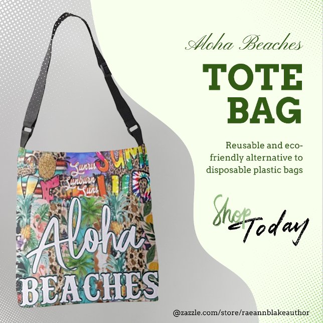 Bolso Cruzado Tote de las playas de Aloha (Subido por el creador)