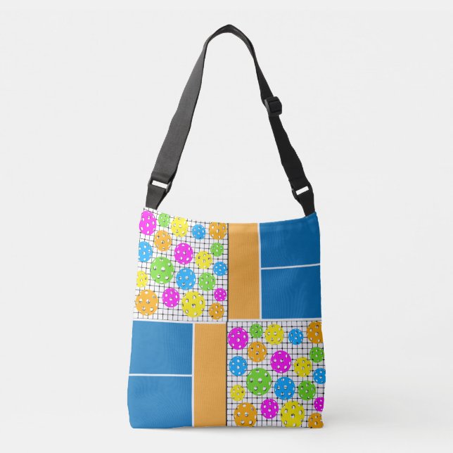 Bolso Cruzado Tote de Patterns de las balonmano (Anverso)