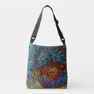 Bolso Cruzado Tote de peces Discus