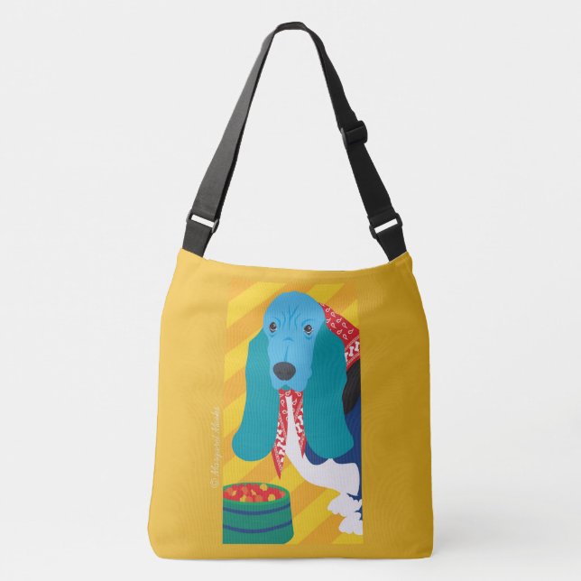 Bolso Cruzado Tote de perro de Hound (Anverso)