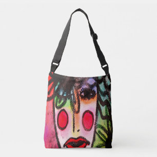 Bolso Cruzado Tote de pintura abstracta original
