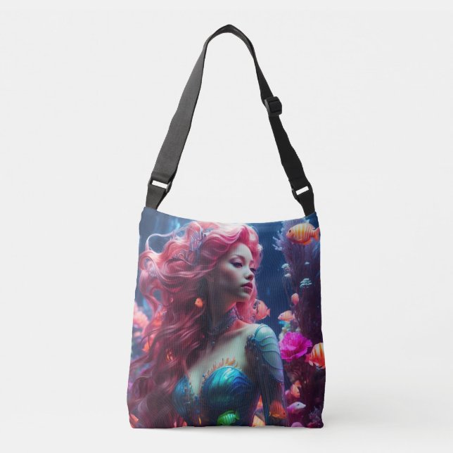 Bolso Cruzado Tote de Sirena (Anverso)