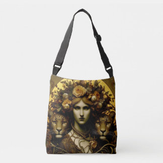 Bolso Cruzado tote de solsticio de verano de la diosa gótica de 