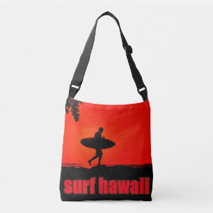 Bolso Cruzado Tote de surf hawaii 