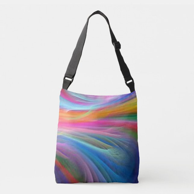 Bolso Cruzado ¡Tote del arco iris! (Anverso)