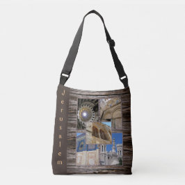 Bolso Cruzado Tote del Collage de Arquitectura Palestina en Jeru