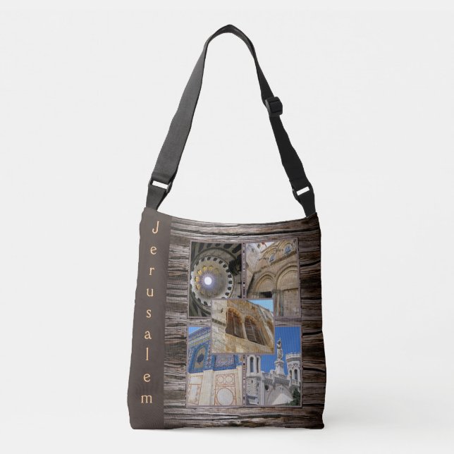 Bolso Cruzado Tote del Collage de Arquitectura Palestina en Jeru (Anverso)