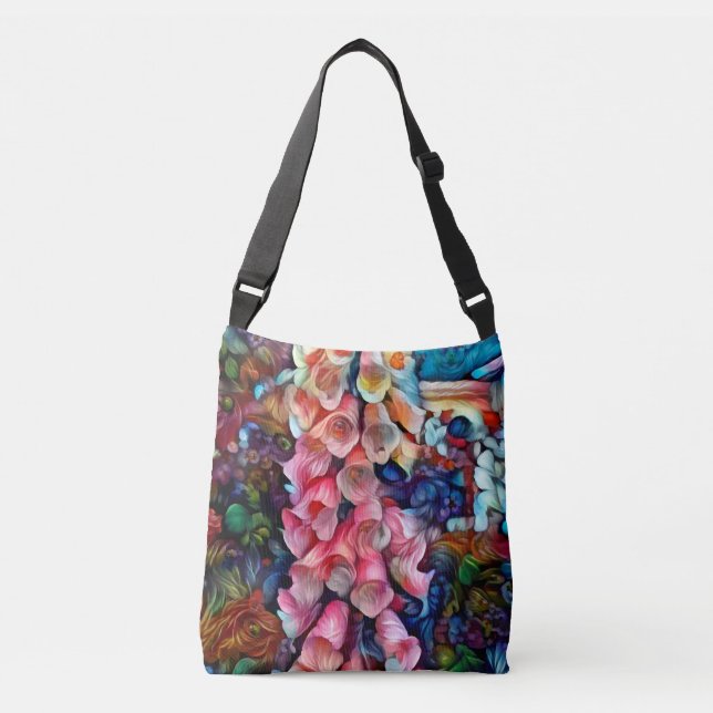 Bolso Cruzado Tote del FOXGLOVE de FRANKIES o tamaños crossbody (Anverso)