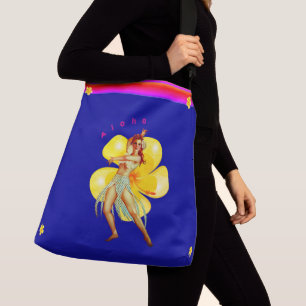 Bolso Cruzado Tote floral - Bailador - Flor hibiscus