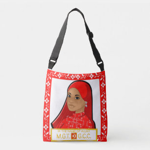 Bolso Cruzado Tote floral de Muneerah