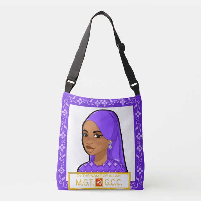 Bolso Cruzado Tote floral de Najwa (Anverso)