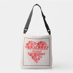 Bolso Cruzado Tote Floral Love Heart