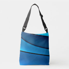 BOLSO CRUZADO TOTE GEOMÉTRICO AZUL