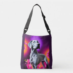 Bolso Cruzado Tote Groovy Weimaraner