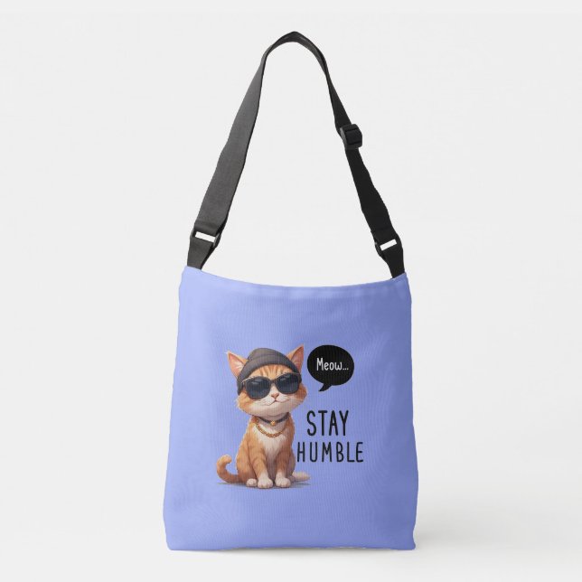 Bolso Cruzado Tote humilde de travesía corporal (Anverso)