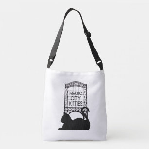 Bolso Cruzado Tote mágico de los gatitos de la ciudad