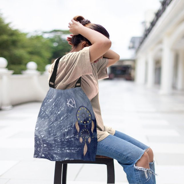 Bolso Cruzado Tote nativo americano de Dreamcatcher personalizad (Subido por el creador)