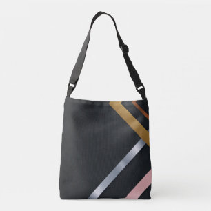Bolso Cruzado Tote negro moderno