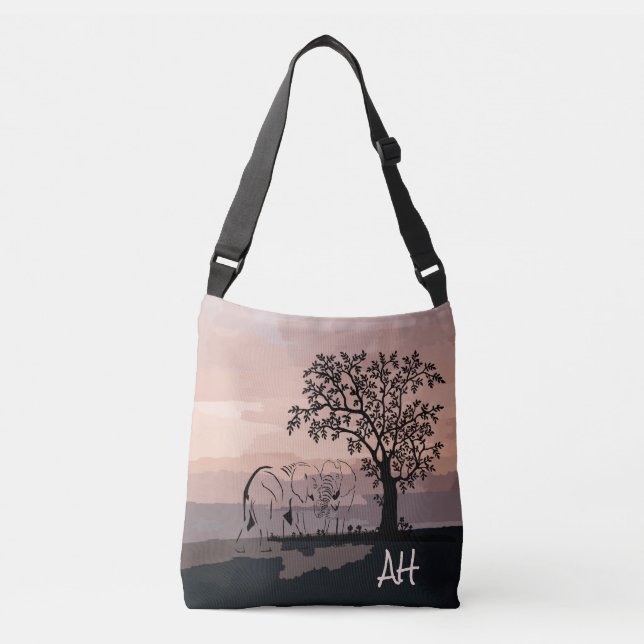 Bolso Cruzado Tote personalizado amigable con la Tierra con los  (Anverso)