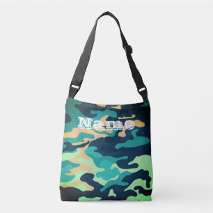 Bolso Cruzado Tote personalizado del patrón de camuflaje