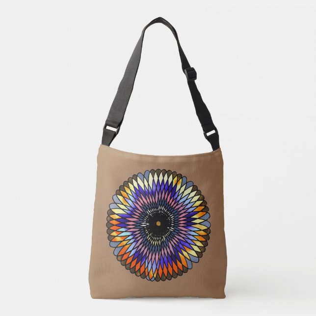 Bolso Cruzado tote "Roue de vitrail" (Anverso)