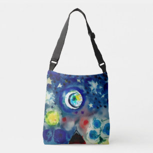 Bolso Cruzado Tote surrealista entre cuerpos