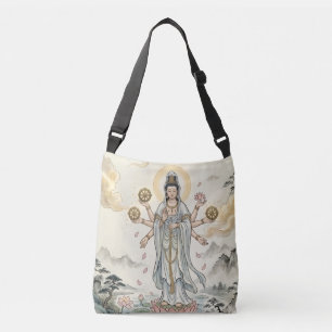 Bolso Cruzado ToteGautam Buddh Arte Divino Tote Bag - D Espiritu