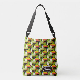 Bolso Cruzado Toucans colorido el añade su nombre