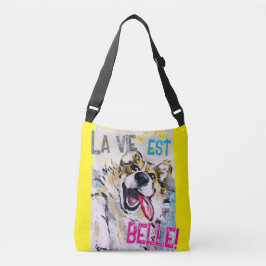 Bolso Cruzado Tout sourire La vie est belle!