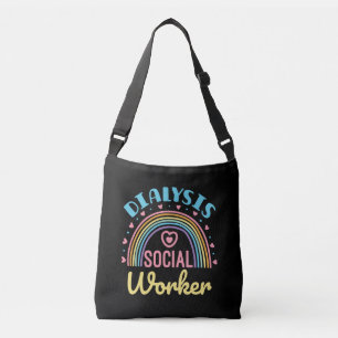Bolso Cruzado Trabajador social de diálisis LCSW Renal