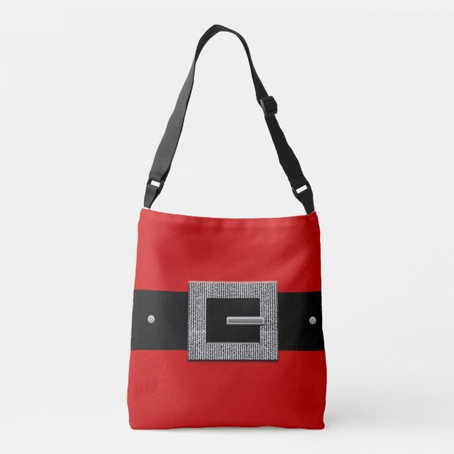 Bolso Cruzado Traje de Papá Noel (Reverso)