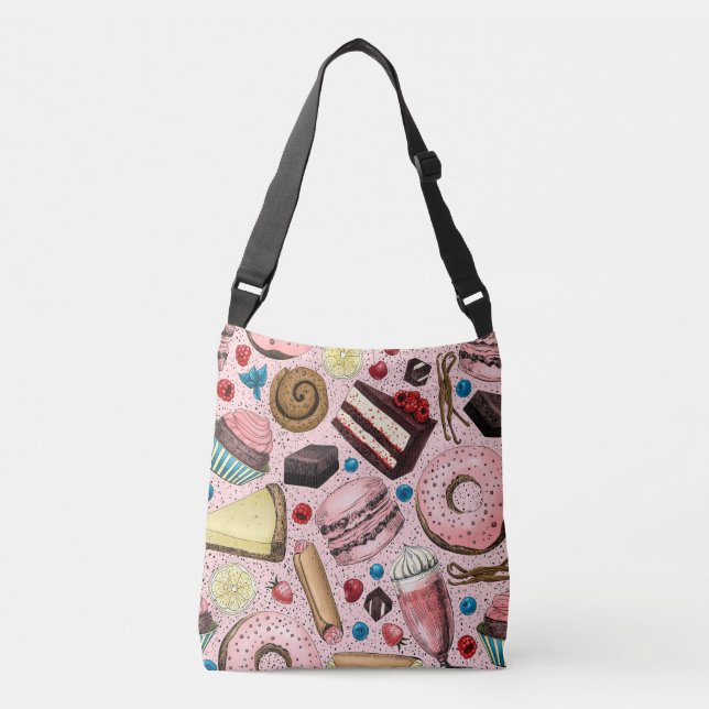 Bolso Cruzado Trajes dulces en rosa (Anverso)