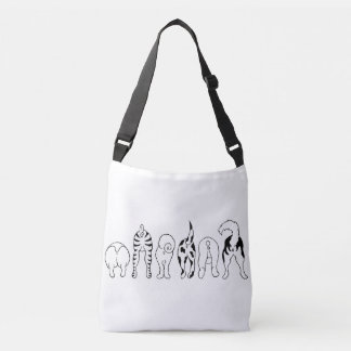 Bolso Cruzado Traseros de Perros