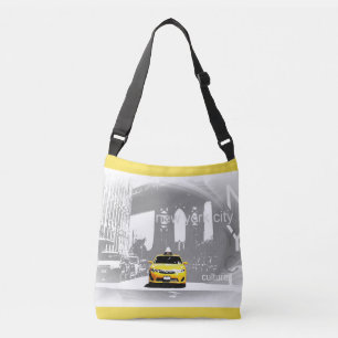 Bolso Cruzado Trendy Ny New York City Brooklyn Yellow Taxi Nyc
