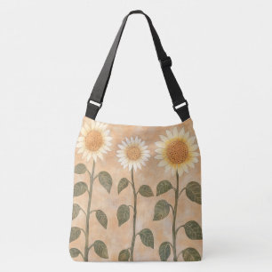 Bolso Cruzado Tres girasoles terracota Cottagecore
