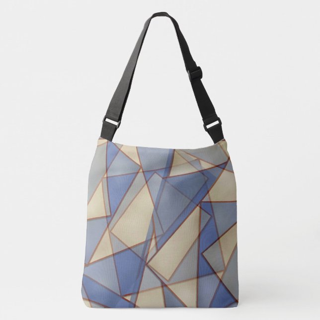 Bolso Cruzado Triángulos geométricos (Anverso)