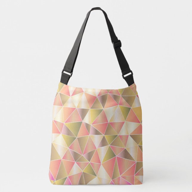 Bolso Cruzado Triángulos geométricos (Anverso)