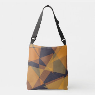 Bolso Cruzado Triángulos geométricos, frescos, modernos, sencill