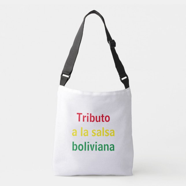 Bolso Cruzado Tributo a la salsa boliviana (Anverso)