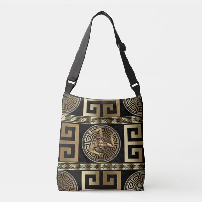Bolso Cruzado Trinacria siciliana Goemétrica (Anverso)