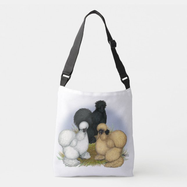Bolso Cruzado Trío de Silkie (Anverso)