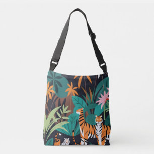 Bolso Cruzado Trio de tigre tropical
