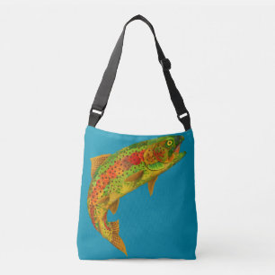 Bolso Cruzado Trucha arco iris de hoja de lápiz 5