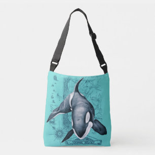 Bolso Cruzado Trullo del mapa de la orca