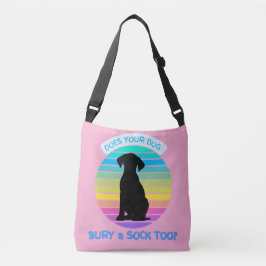 Bolso Cruzado ¿Tu perro entierra un sock demasiado retro rosado 