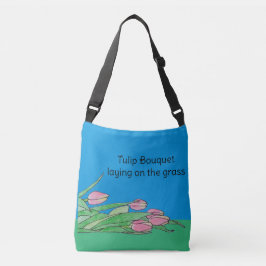 Bolso Cruzado Tulip Bouquet sobre la hierba