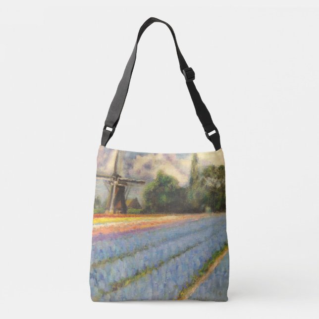 Bolso Cruzado Tulipanes de Holanda Michigan (Reverso)