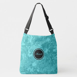 Bolso Cruzado Turquesa Jigsaw Puzzles Agregar nombre o monograma